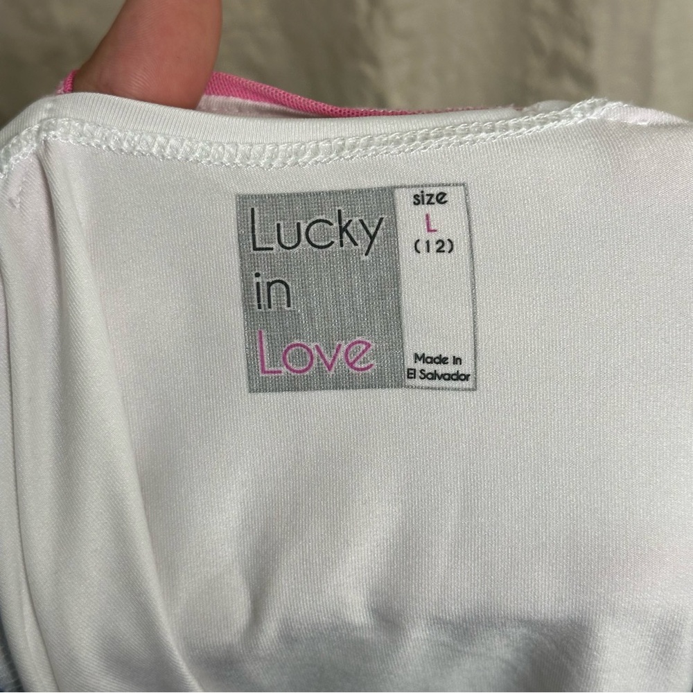 Lucky in Love‎ Lucy in the sky tank top tennis size large - Picture 3 of 3